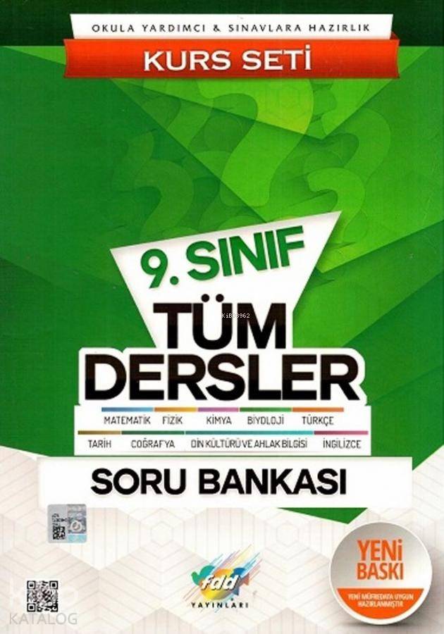 FDD Yayınları 9. Sınıf Tüm Dersler Soru Bankası FDD 
