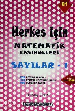 Lodos Yayınları Herkes İçin Matematik Fasikülleri Sayılar 1 Lodos 