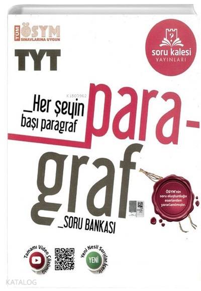 Soru Kalesi Yayınları Her Şeyin Başı Paragraf Soru Bankası Soru Kalesi