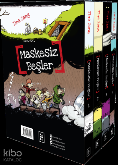 Maskesiz Beşler Serisi (4 Kitap Kutulu Set - Bayi)