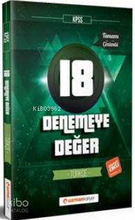 2018 KPSS Denemeye Değer 18 Türkçe Tamamı Çözümlü