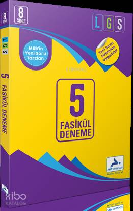 Paraf Yayınları 8. Sınıf LGS Çözümlü 5 Fasikül Deneme Paraf 