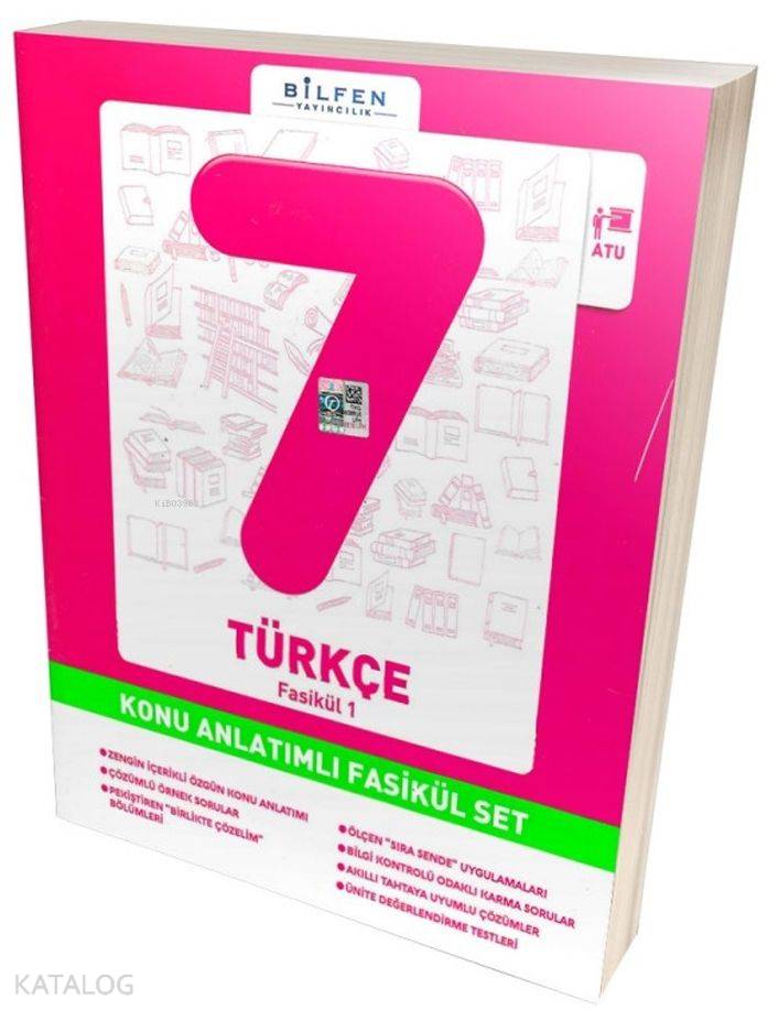 Bilfen Yayınları 7. Sınıf Türkçe Konu Anlatımlı Fasikül Set Bilfen 