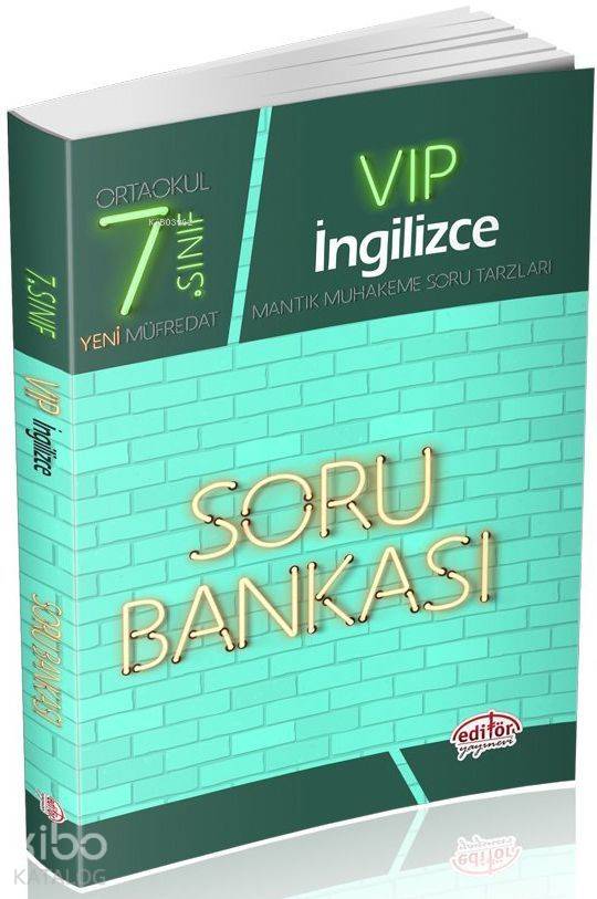 Editör Yayınları 7. Sınıf VİP İngilizce Soru Bankası Editör 