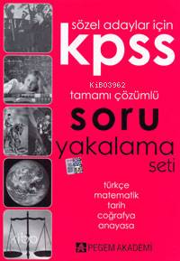 KPSS Tamamı Çözümlü Soru Yakalama Seti 2012; Sözel Adaylar İçin