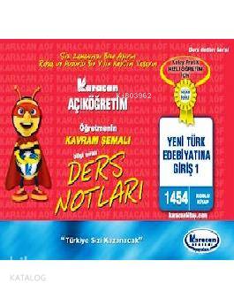 1. Sınıf Yeni Türk Edebiyatına Giriş 1 Kavram Şemalı Ders Notları Kod - 1454