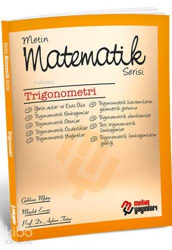 Metin Yayınları Matematik Serisi Trigonometri Metin 