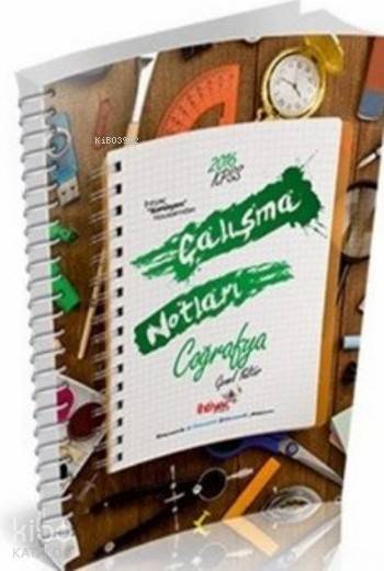 KPSS Coğrafya Çalışma Notları 2016