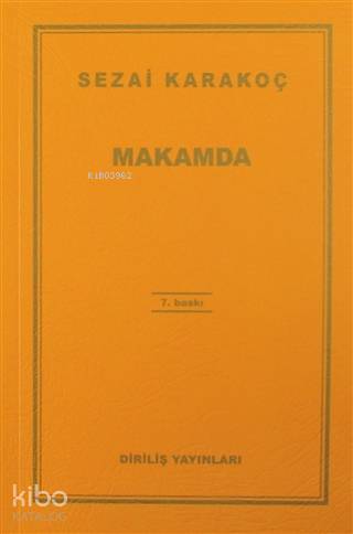  Makamda | Makamda | Sezai Karakoç | Diriliş Yayınları | 9789123441730 