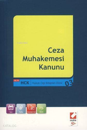  Ceza Muhakemesi Kanunu Cep Kitapları 03 | Ceza Muhakemesi Kanunu Cep Kitapları 03 | Remzi Özmen | Seçkin Yayıncılık | 9789753478885 