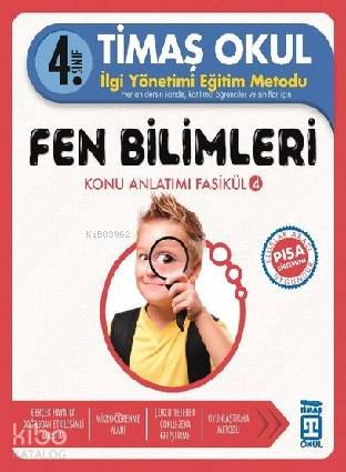  4 Sınıf Fen Bilimleri Konu (4 Kitap Fasikül) | Celal Akbaş | Timaş Okul | 9786050820355 | 