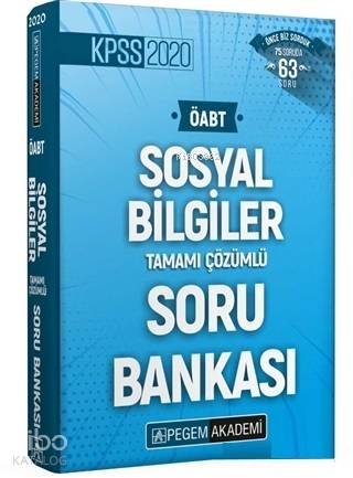 2020 KPSS ÖABT Sosyal Bilgiler Tamamı Çözümlü Soru Bankası
