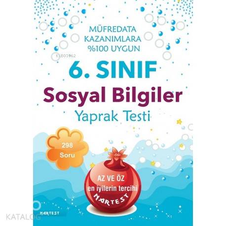 6. Sınıf Sosyal Bilgiler Yaprak Test - Yeni Müfredat