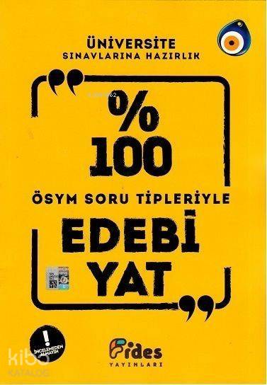 Fides Yayınları ÖSYM Soru Tipleriyle %100 Edebiyat Fides 
