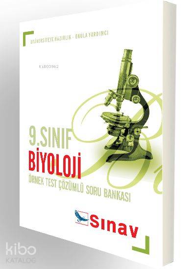 9 Sınıf Biyoloji Soru Bankası Örnek Test Çözümlü | 9 Sınıf Biyoloji Soru Bankası Örnek Test Çözümlü | Kolektif | Sınav Yayınları | 9786051233451 