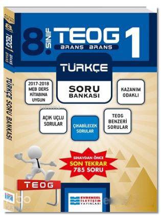 TEOG 8. Sınıf 1 Türkçe Soru Bankası