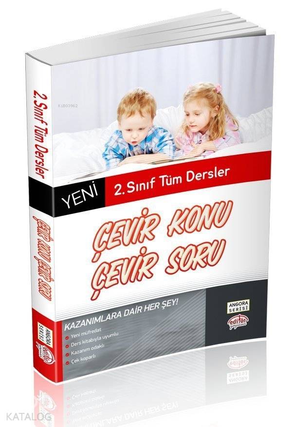 Editör Yayınları 2. Sınıf Tüm Dersler Çevir Konu Çevir Soru Angora Serisi Editör 