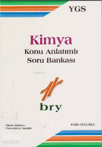YGS Kimya Konu Anlatımlı Soru Bankası