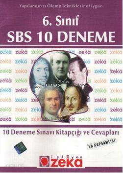 6. Sınıf SBS 10 Deneme; Sınav Kitapçığı ve Cevapları