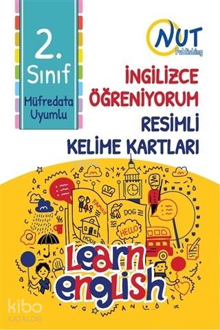  2 Sınıf İngilizce Öğreniyorum Resimli Kelime Kartları | Kolektif | Nut Publishing | 9786057671684 | 