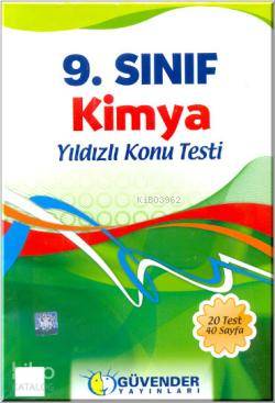9. Sınıf Kimya Yıldızlı Konu Testi