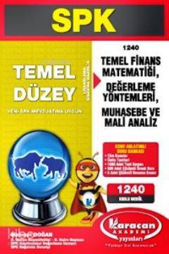 SPK Temel Düzey Temel Finans Matematiği,Değerleme Yöntemleri,Muhasebe ve Mali Analiz
