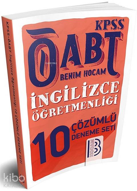 2019 ÖABT İngilizce Öğretmenliği Tamamı Çözümlü 10 Deneme Sınavı