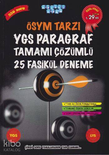 YGS Paragraf Tamamı Çözümlü 25 Fasikül Deneme