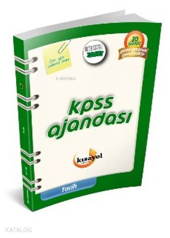 2017 KPSS Ajandası Genel Yetenek Genel Kültür Tarih