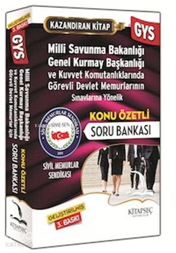 GYS Milli Savunma Bakanlığı Konu Özetli Soru Bankası 2015