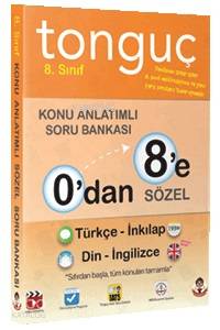 0'dan 8'e Sözel Konu Anlatımlı Soru Bankası; Türkçe, İnkılap Tarihi, İngilizce, Din Kültürü