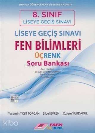 Esen Üçrenk Yayınları 8. Sınıf LGS Fen Bilimleri Soru Bankası Esen Üçrenk 