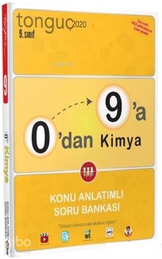 Tonguç Yayınları 9. Sınıf 0 dan 9 a Kimya Konu Anlatımlı Soru Bankası Tonguç