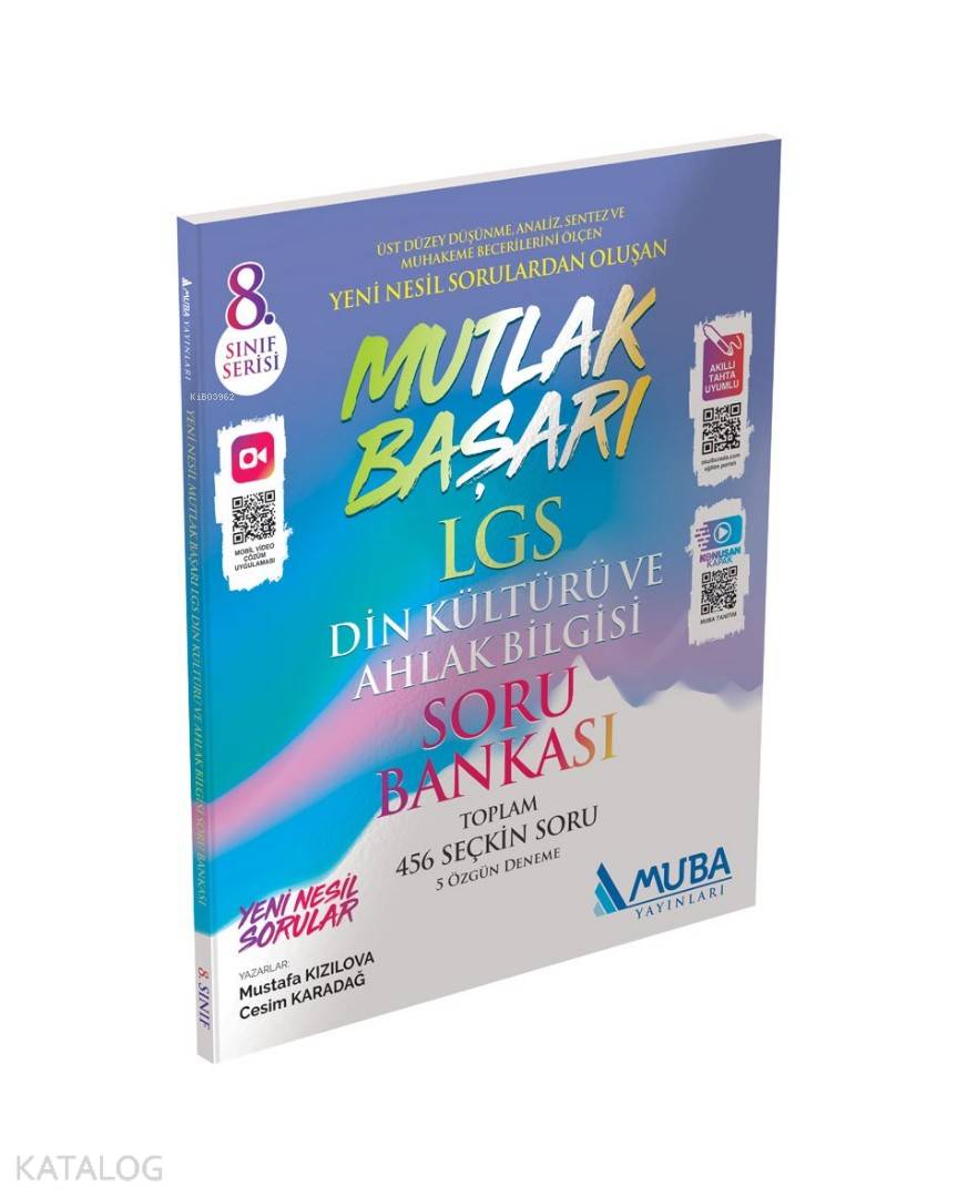 Muba Yayınları 8. Sınıf LGS Din Kültürü ve Ahlak Bilgisi Mutlak Başarı Soru Bankası Muba 