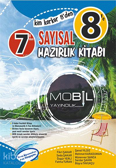Mobil Yayınları 7den 8e Sayısal Hazırlık Kitabı Mobil 