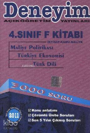 4. Sınıf F Kitabı