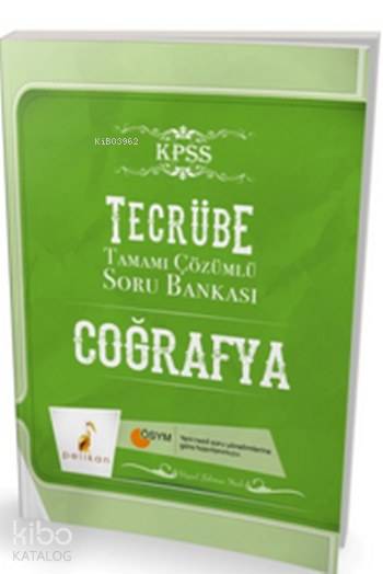 KPSS Coğrafya Tamamı Çözümlü Soru Bankası 2017