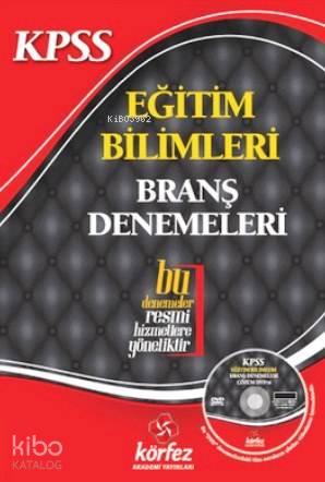 KPSS Eğitim Bilimleri Branş Denemeleri Çözüm Dvd'li