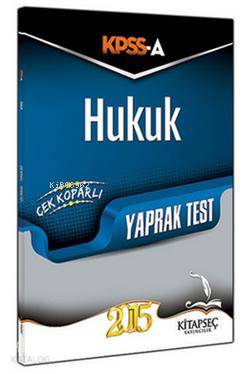 KPSS A Grubu Hukuk Çek Kopar Yaprak Test 2015