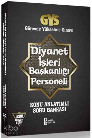 2017 GYS Diyanet İşleri Bakanlığı Personeli Görevde Yükselme Sınavı Konu Anlatımlı Soru Bankası