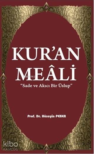  Kuran Meali | Kuran Meali | Hüseyin Peker | Gece Kitaplığı Yayınları | 9786059867948 