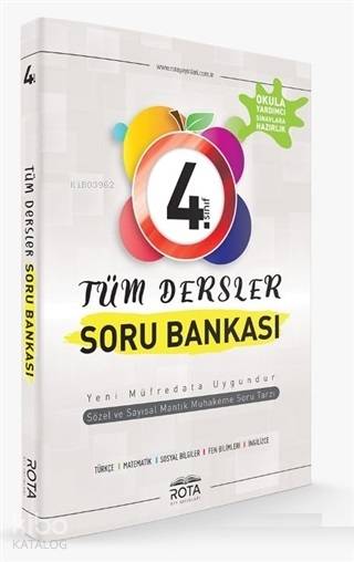 Rota Yayınları 4. Sınıf Tüm Dersler Soru Bankası RTY Rota 
