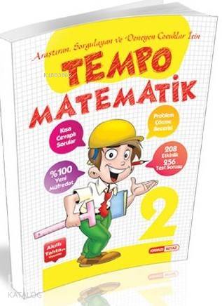 Kırmızı Beyaz Yayınları 2. Sınıf Tempo Matematik Kırmızı Beyaz 