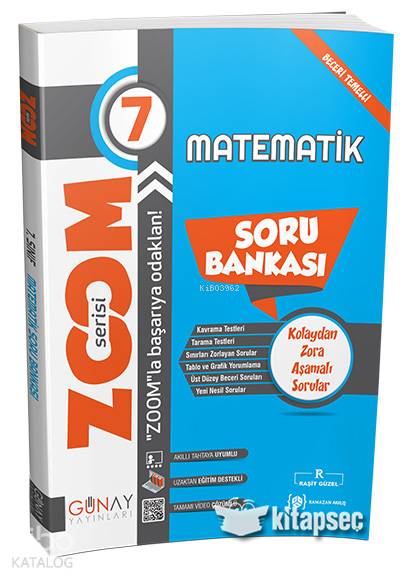 Günay 7.Sınıf Zoom Serisi Matematik Soru Bankası