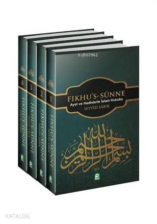  Fıkhus Sünne (2 Cilt) Ayet ve Hadislerle İslam Hukuku | Fıkhus Sünne (2 Cilt) Ayet ve Hadislerle İslam Hukuku | Seyyid Sabık | Pınar Yayınları | 9789753525688 