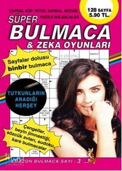  Süper Bulmaca & Zeka Oyunları 3 | Kolektif | Amazon Yayıncılık | 9771309416007 | 