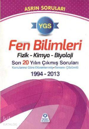 YGS Fen Bilimleri Çıkmış Sorular