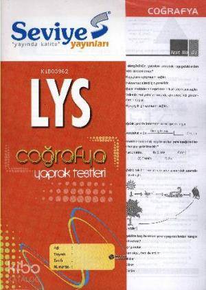 LYS Coğrafya Yaprak Test