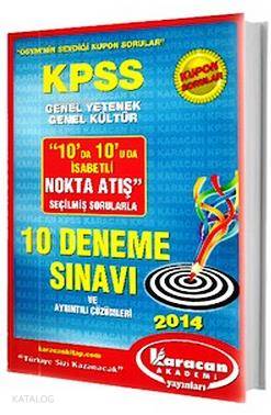 KPSS Genel Kültür Genel Yetenek 10 Deneme Sınavı