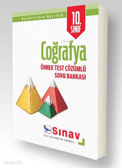  10 Sınıf Coğrafya Soru Bankası Örnek Test Çözümlü | 10 Sınıf Coğrafya Soru Bankası Örnek Test Çözümlü | Kolektif | Sınav Yayınları | 9786051232799 